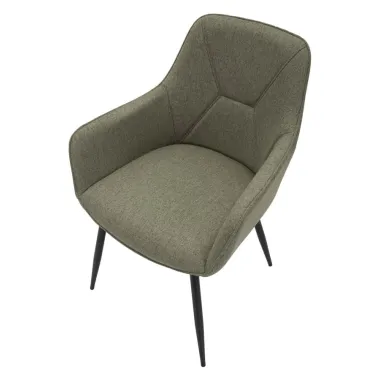 KRZESŁO VICENZA ZIELONE ZESTAW 2 SZT 58x63x85,5 cm